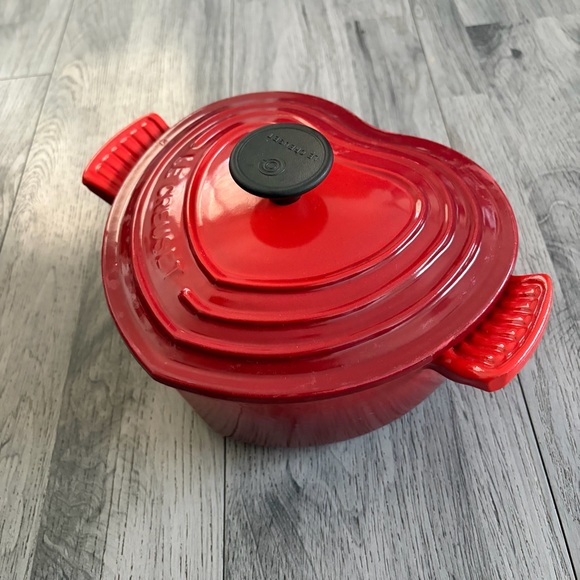 Le Creuset Cherry Heart-Shaped Dutch Oven